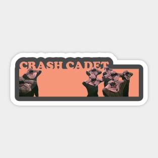 Crash Cadet - Ears Covered Sticker